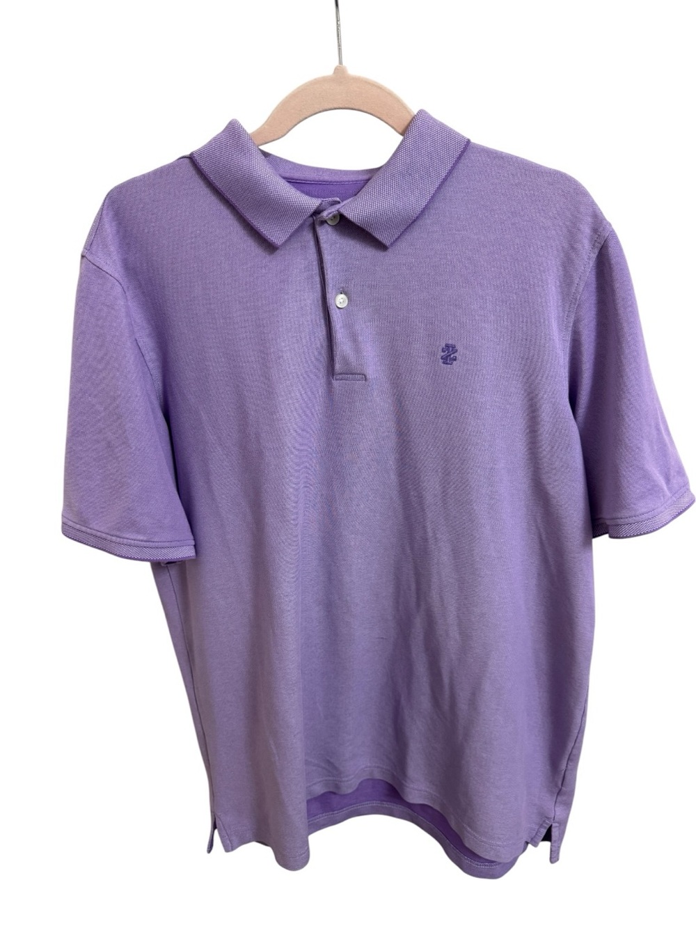 IZOD Men’s LT Lavender Short Sleeve Shirt Size Large Tall